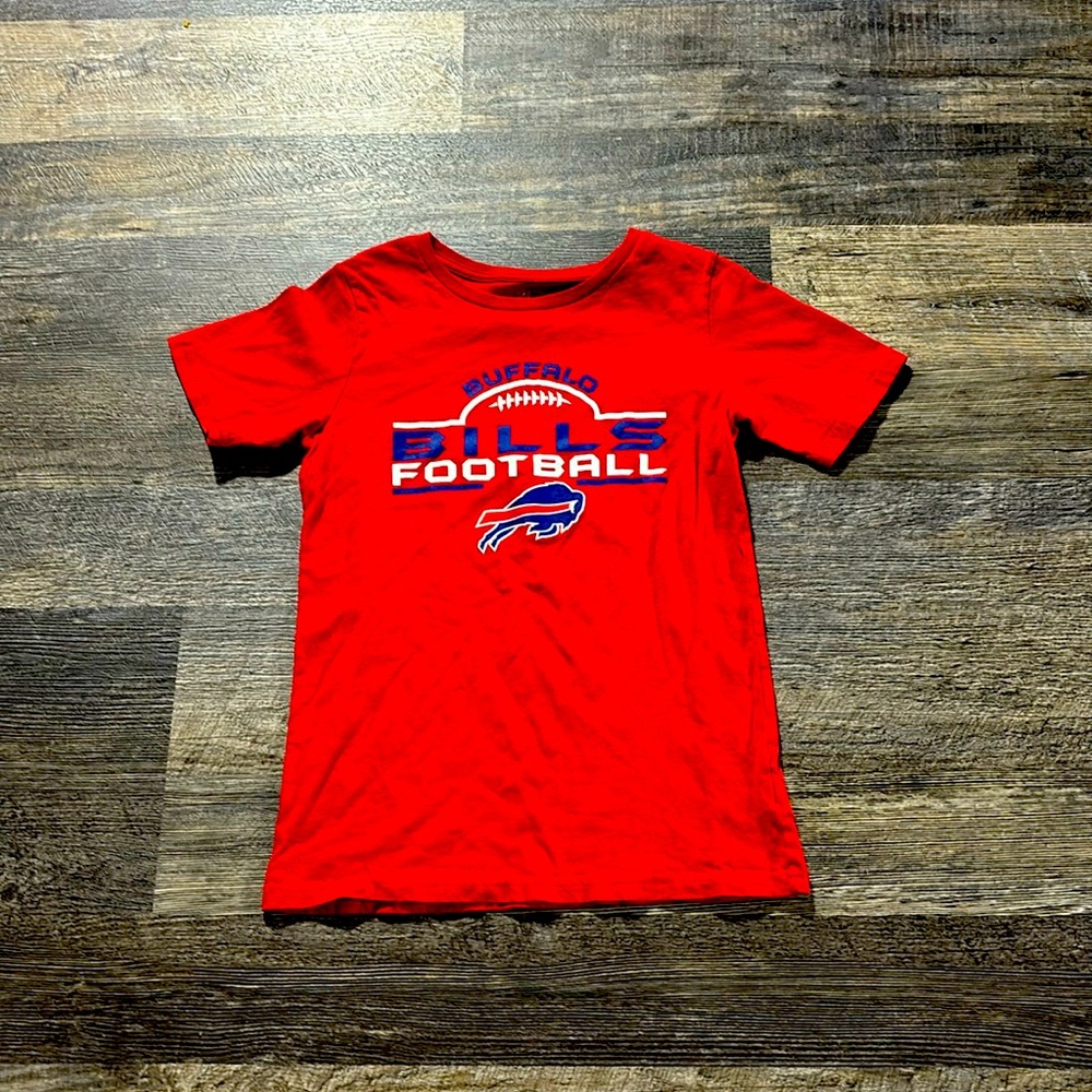 Red buffalo bills shirt kids large
